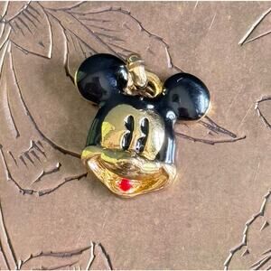 Rare Vintage NAPIER DISNEY MICKEY MOUSE‎ Face Metal Charm